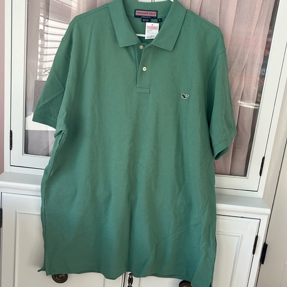 NWT- Green Men’s Vineyard Vines Polo - Picture 1 of 5
